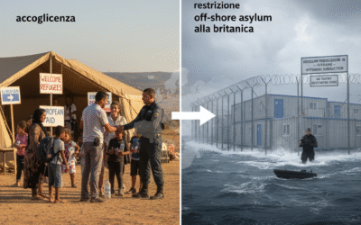 Off-shore asylum alla britannica: Contrasto accoglienza-restrizione: