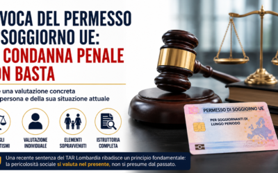 Condanna penale: revoca del permesso di soggiorno UE?